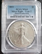 2021 $1 Silver Eagle - Type 2 First Production MS69