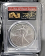 2025 $1 Silver Eagle First Strike 1 of 500 Golden Arrows MS70