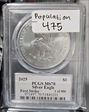2025 $1 Silver Eagle First Strike 1 of 500 Golden Arrows MS70