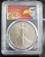 2025 $1 Silver Eagle First Strike 1 of 500 Eagle with Sun MS70