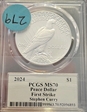 2024 $1 Peace Dollar First Strike  Legends of Life Stephen Curry MS70