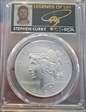 2024 $1 Peace Dollar First Strike  Legends of Life Stephen Curry MS70
