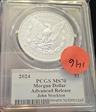 2024 $1 Morgan Dollar Advanced Release  Legends of Life John Stockton MS70