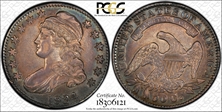1834 50C O-101, Lg Date, Lg Letters XF45