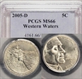 2005-D 5C Western Waters MS66