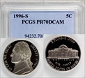 1996-S 5C PR70DCAM