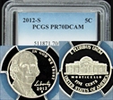 2012-S 5C PR70DCAM