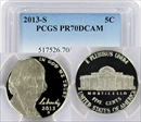 2013-S 5C PR70DCAM