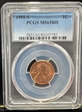 1955-S 1C MS65RD
