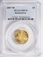 2007-W $5 Jamestown MS70