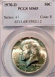 1970-D 50C MS65