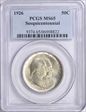 1926 50C Sesquicentennial MS65