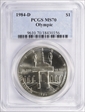 1984-D $1 Olympic MS70