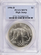 1996-D $1 High Jump MS70