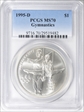 1995-D $1 Gymnastics MS70