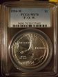 1994-W $1 P. O. W. MS70