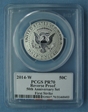 2014-W 50C Reverse Proof First Strike Moy Signature PR70