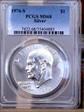 1976-S $1 Silver MS68