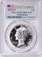2018-W $25 Palladium  First Strike PR70DCAM
