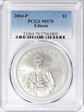2004-P $1 Edison MS70