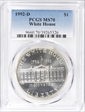 1992-D $1 White House MS70