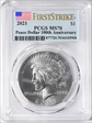 2021 $1 Peace Dollar 100th Anniversary First Strike MS70