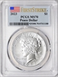 2023 $1 Peace Dollar First Strike MS70