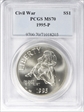 1995-P $1 Civil War MS70