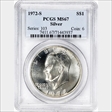 1972-S $1 Silver MS67