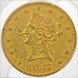1803 $10 Small Reverse Stars AU53