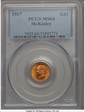 1917 G$1 McKinley MS64