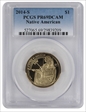 2014-S $1 Native American PR69DCAM