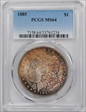 1885 $1 MS64