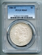 1881-O $1 MS63