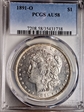 1891-O $1 AU58