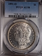 1891-O $1 AU58