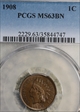 1908 1C MS63BN
