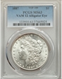 1887 $1 VAM 12, Alligator Eye MS63