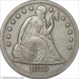 1870 $1 VF35