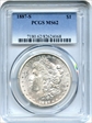 1887-S $1 MS62