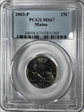 2003-P 25C Maine MS67