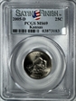 2005-D 25C Kansas Satin Finish SP69