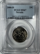 2006-D 25C Nevada MS67