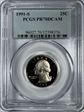 1991-S 25C PR70DCAM