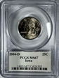 2004-D 25C Iowa MS67
