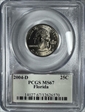 2004-D 25C Florida MS67