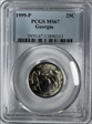 1999-P 25C Georgia MS67