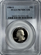 1986-S 25C PR70DCAM