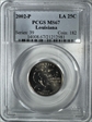 2002-P 25C Louisiana MS67