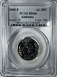 2003-P 25C Alabama MS66